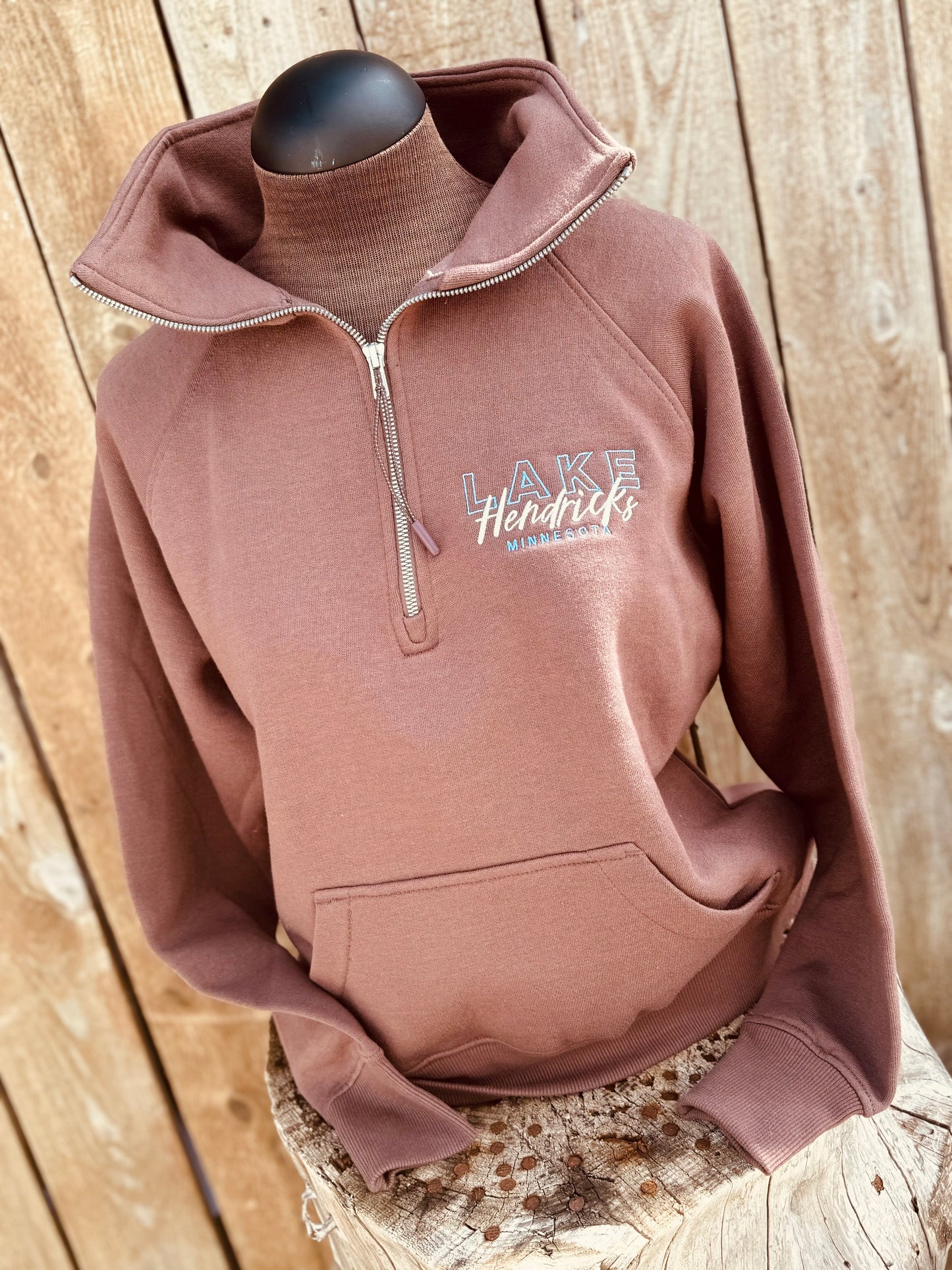 LAKE HENDRICKS 1/4 ZIP - CREWNECK SWEATSHIRT