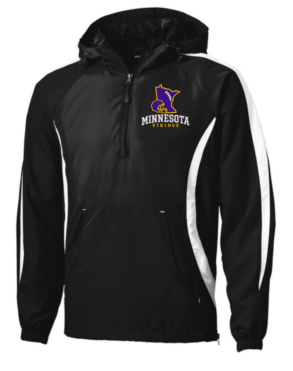 MINNESOTA - ViKiNGS - EMBROIDERED - WINDBREAKER