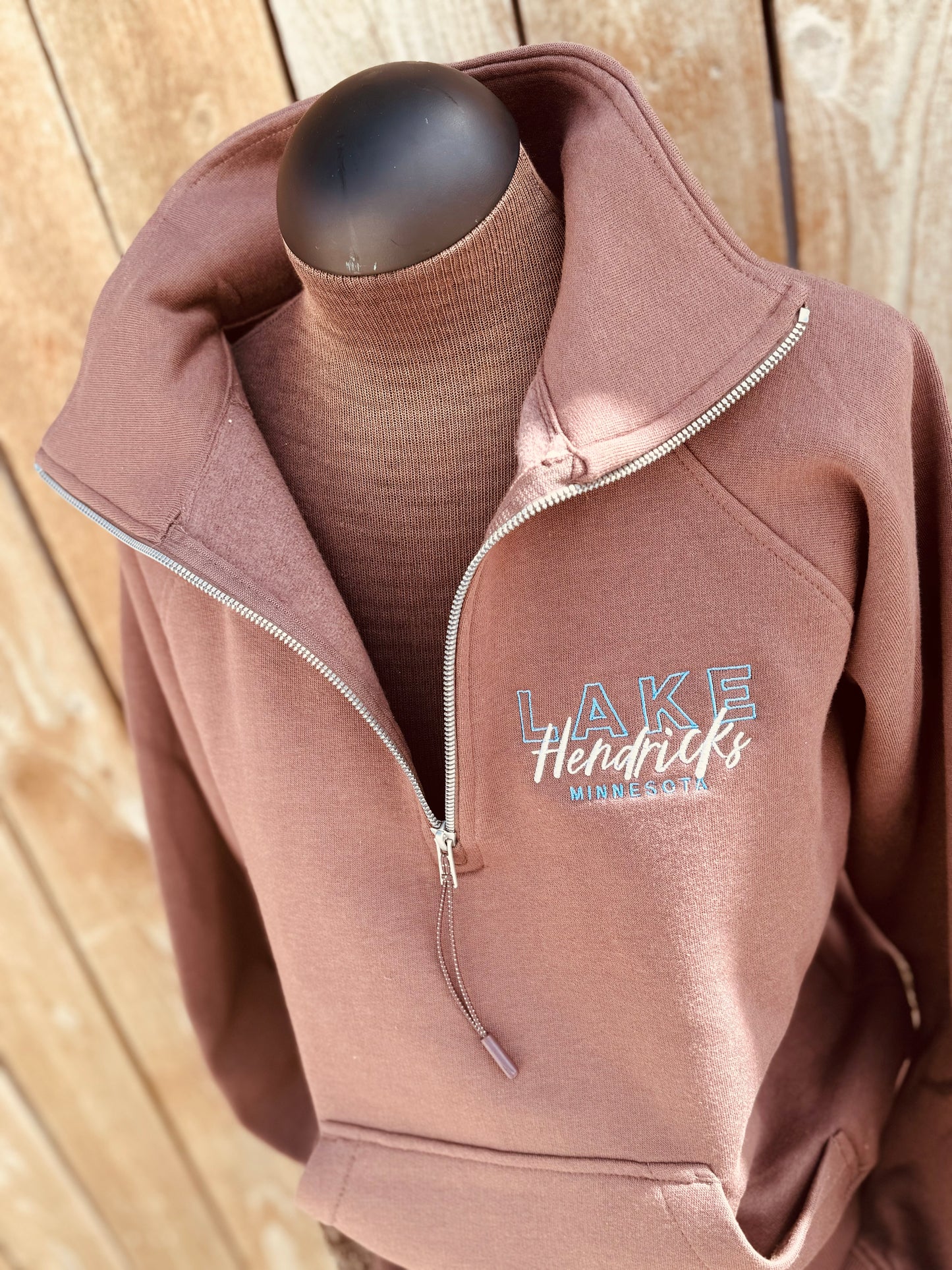 LAKE HENDRICKS 1/4 ZIP - CREWNECK SWEATSHIRT