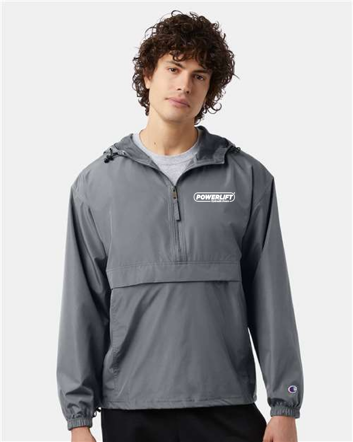 Champion - Unisex Packable WINDBREAKER Jacket - EMBROIDERED