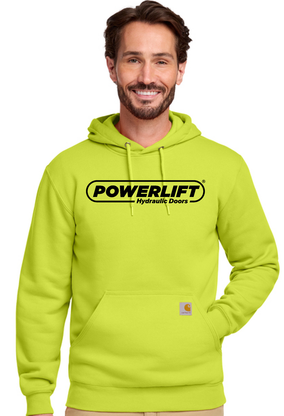 POWERLIFT CARHARTT - HOODIE - REGULAR/TALL SIZE - PRINTED
