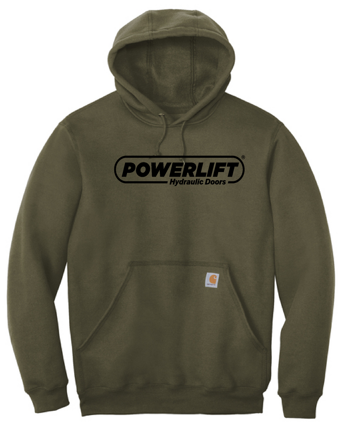 POWERLIFT CARHARTT - HOODIE - REGULAR/TALL SIZE - PRINTED