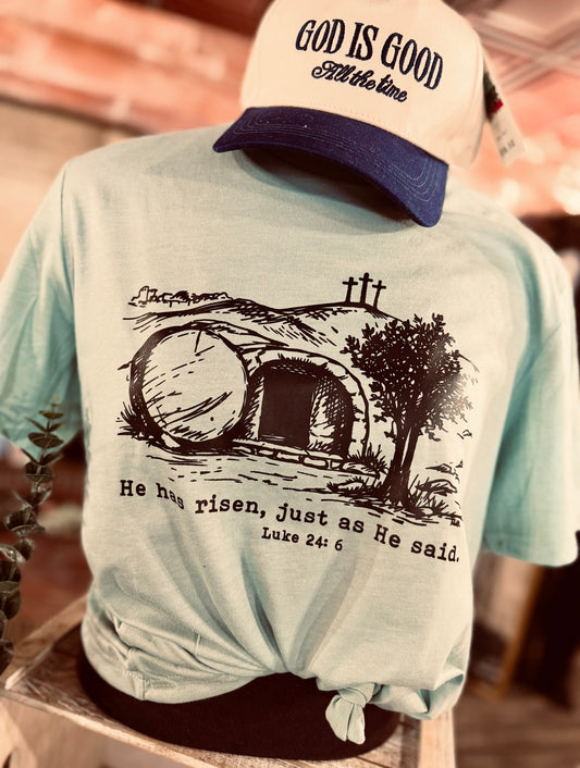 ✝️ - Luke 24: 6 Hand drawn design - ✝️