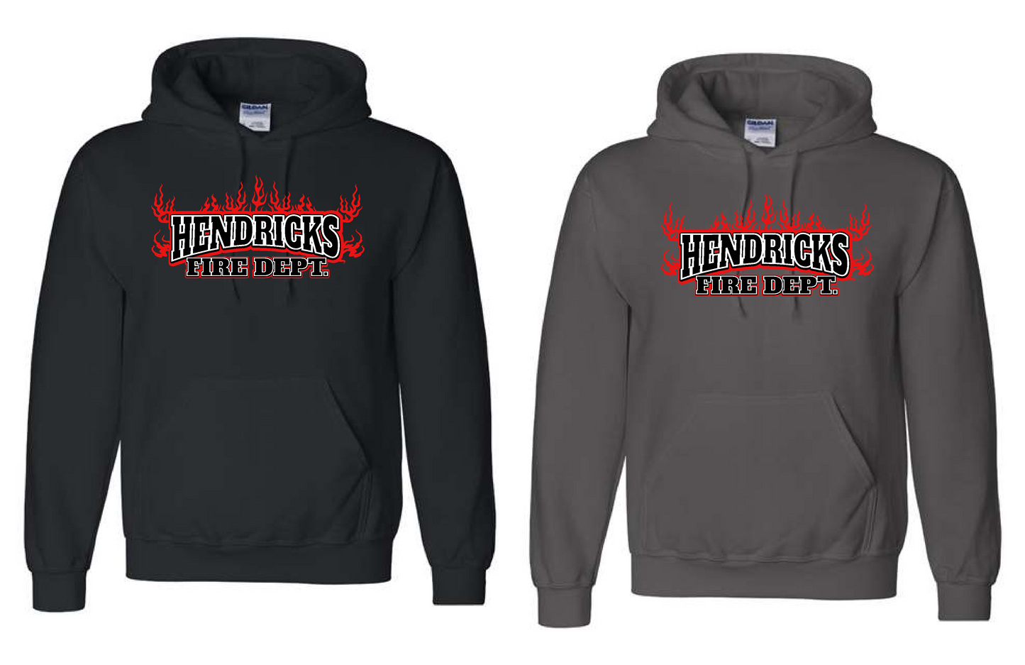 HENDRICKS - FIRE DEPARTMENT - GILDAN DRYBLEN - COLLECTION