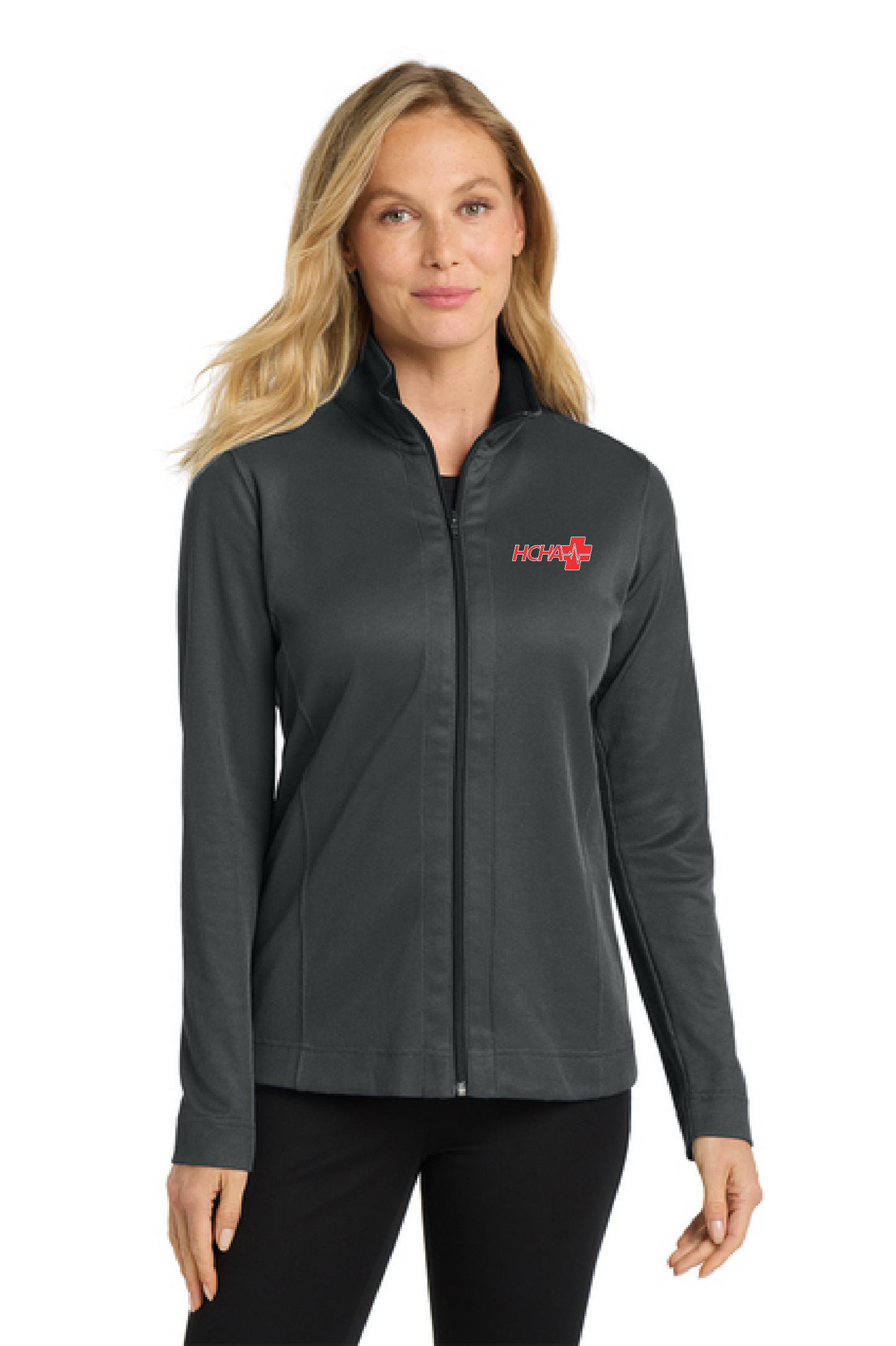 Port Authority® Women's Vertical Texture Full-Zip Jacket
