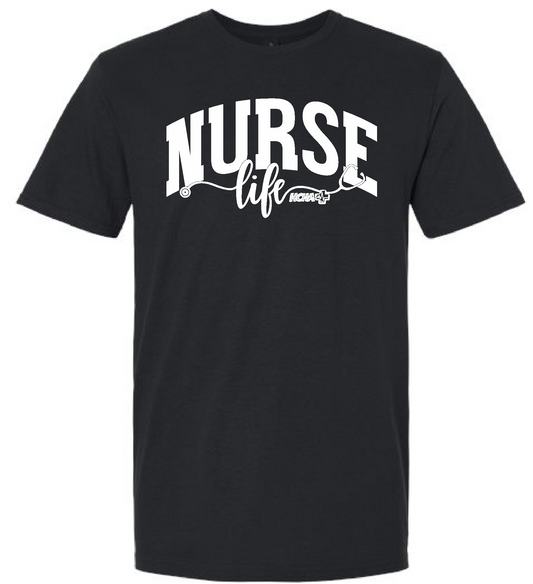 NURSE LIFE HCHA - UNISEX - SHIRT - LONG SLEEVE - CREWNECK