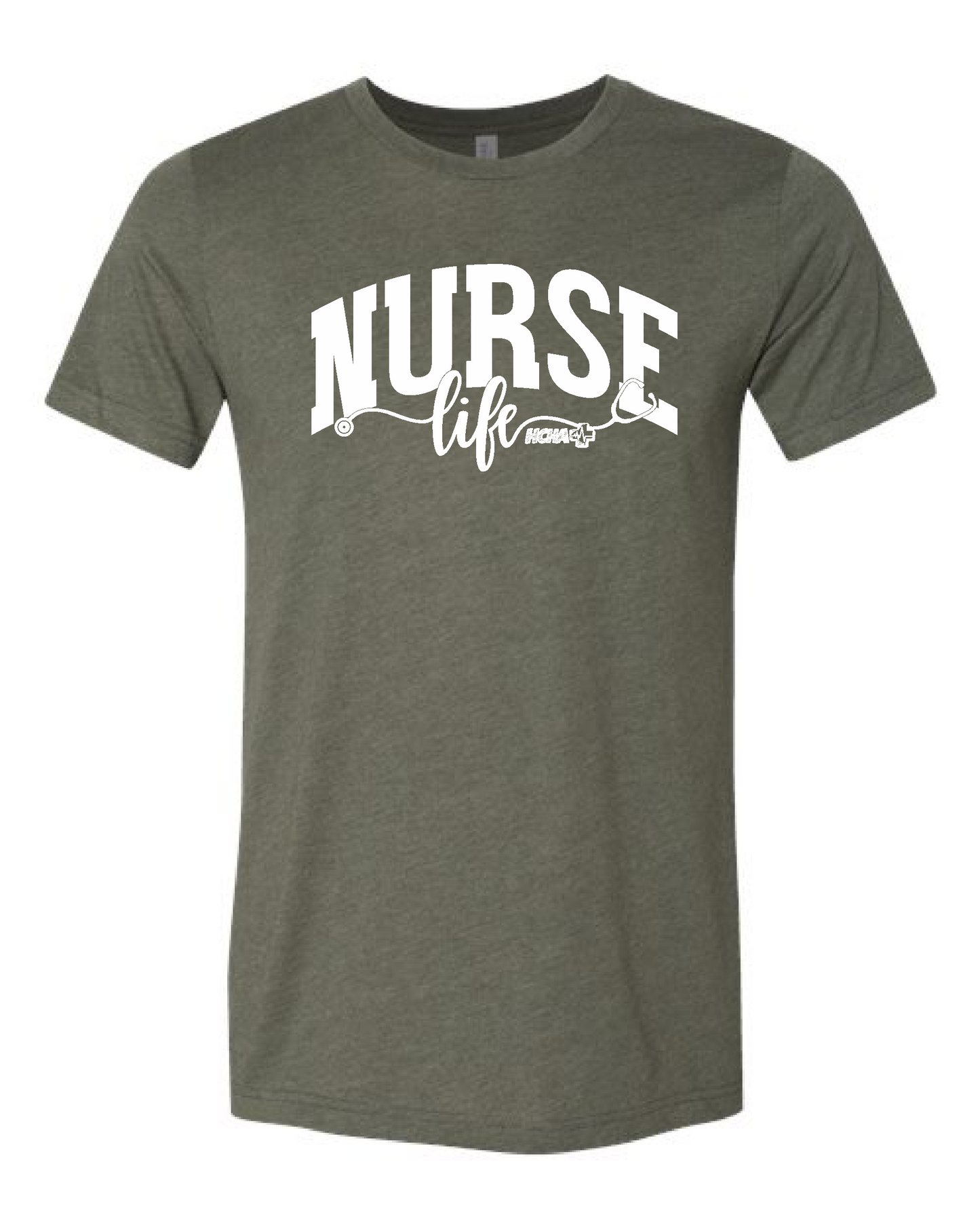 NURSE LIFE HCHA - UNISEX - SHIRT - LONG SLEEVE - CREWNECK